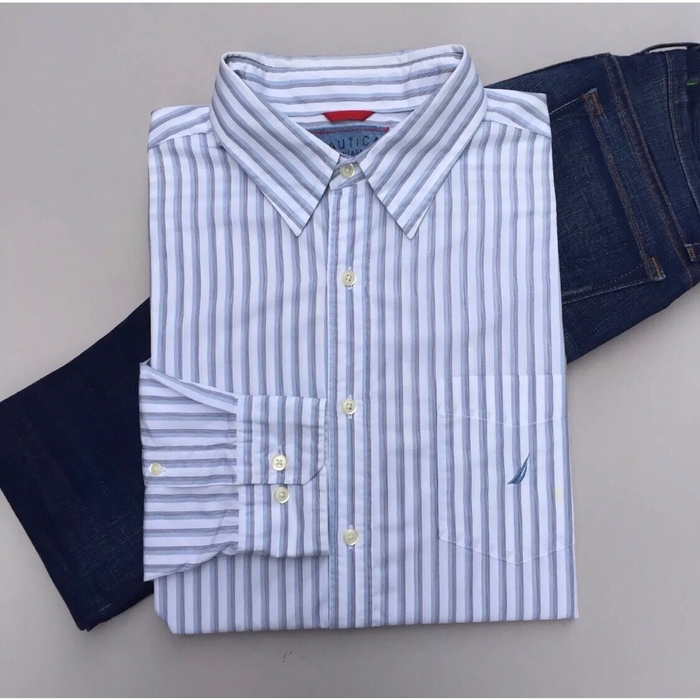 Nautica Vintage Button Down Classic Fit Shirt